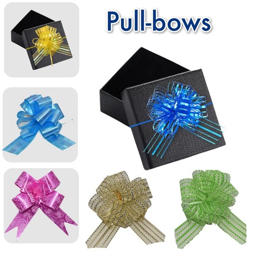 Colour pull bows 30mm - 10,