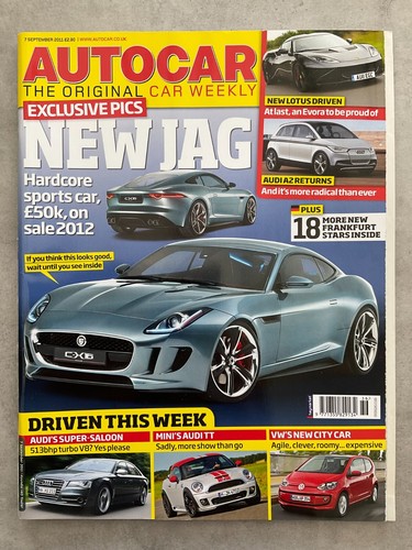 Autocar magazine 7 september - -,
