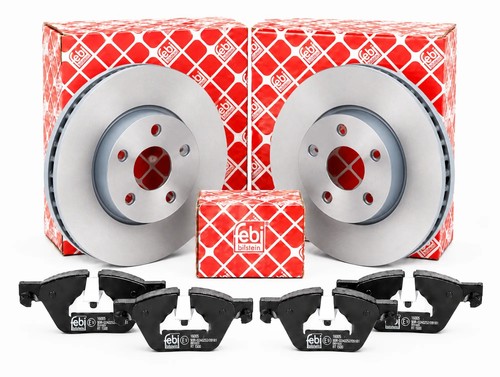 Febi front brake discs pads - front,