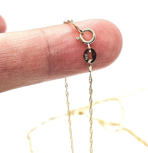 Gold chain necklace 375 - chain,