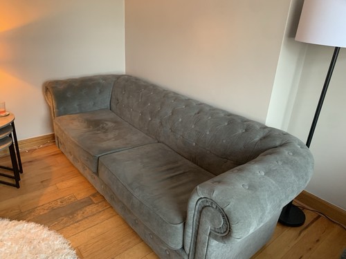 Chesterfield style sofa bed - style,