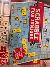 Vintage Junior Scrabble Game
