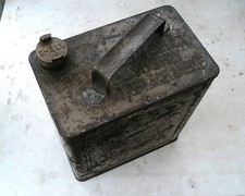 Shell Petrol Can with Brass