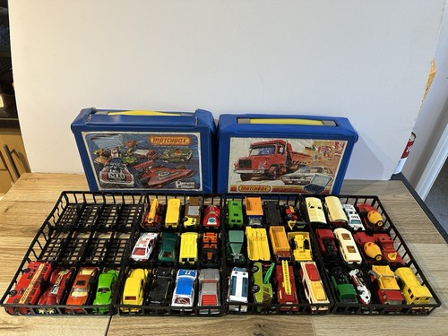 Matchbox carry cases with - cases,