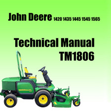 Technical Manual for John Deere 1545 1565 1420 1435 1445  ~ on a USB