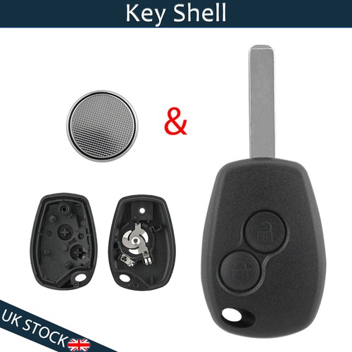 Button key fob case battery - fob, case+battery