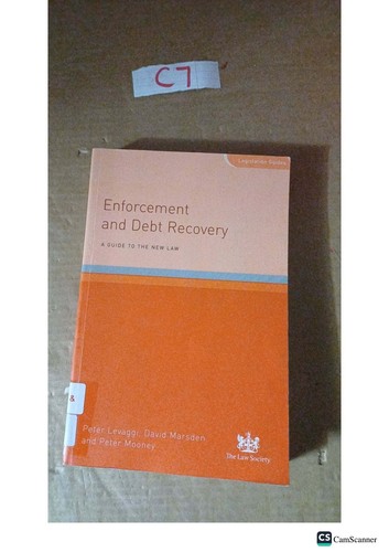 Enforcement and debt recovery - enforcement,
