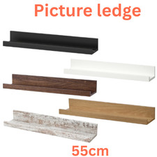 IKEA MOSSLANDA Picture Ledge 55cm – Wall Shelf Photo Rail Floating Display