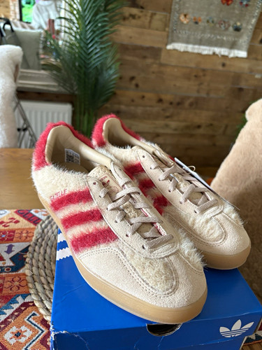 Adidas gazelle fuzzy trainers - adidas,