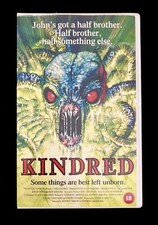 KINDRED Big Box Ex Rental Cult Horror VHS VIDEO 1988 Rare ‘Amazing condition’