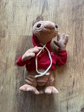 E.T. Extra Terrestrial 13" Soft Toy Plush Universal Downpace ET red hoody Teddy