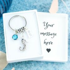 Seahorse Keyring, Personalised