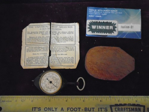 Antique british map measure - british,