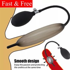 Silicone Inflatable Urethral Plug Sounding Dilator Stretcher Penis Plug Expander