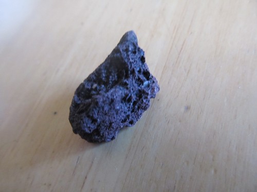 Very old piece lava - very,