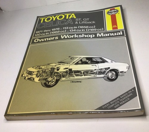 Haynes toyota celica - toyota, gt