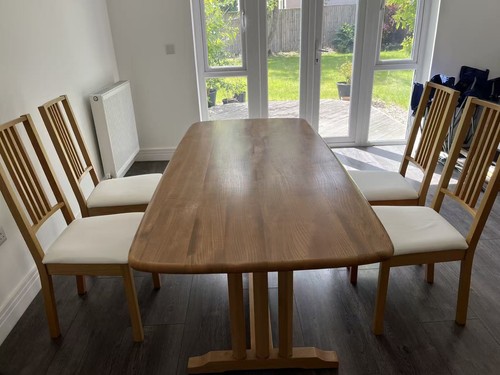 Table and chairs - and,