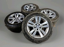 GENUINE MERCEDES 16" ALLOY WHEELS & TYRES 5X112 E C CLASS VITO VIANO V CLASS