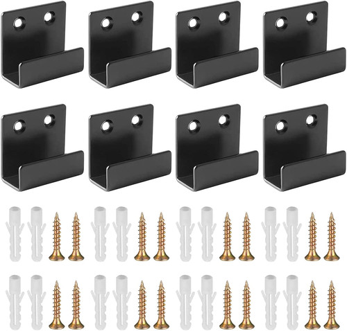 8pcs mirror brackets shaped - brackets, u-shaped