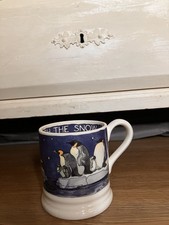 Emma Bridgewater Winter/Christmas Penguins 1/2 Pint Mug   New   First. Discon
