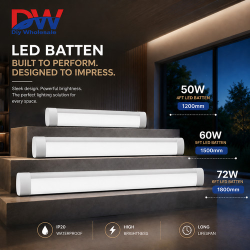 Led batten light 4ft - led,