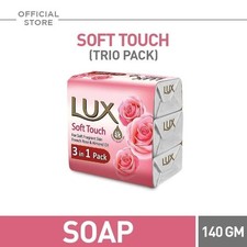 LUX Soft Touch Beauty Bar Soap Trio (3 x 130g)