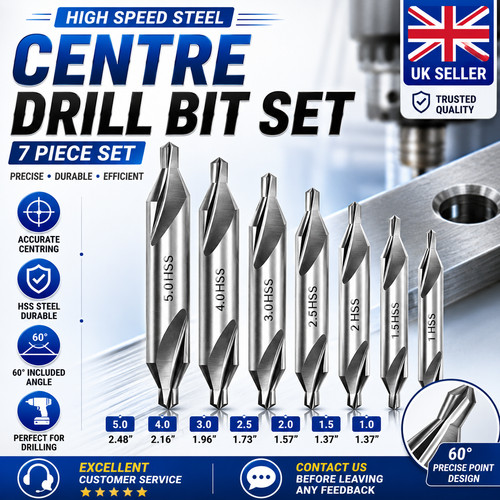 7pcs hss center - 7pcs, bit