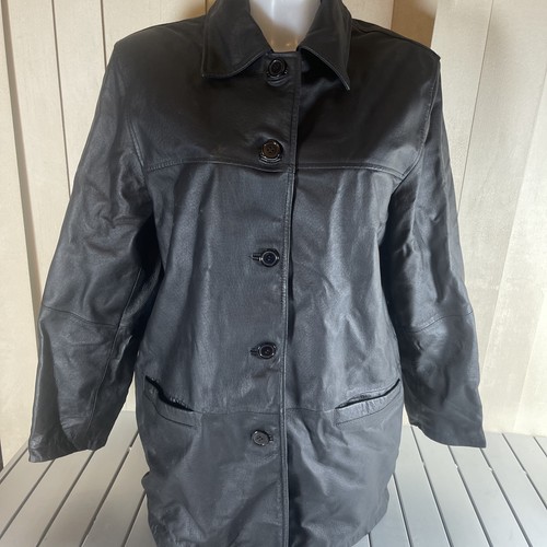 Milan leather jacket - jacket, black