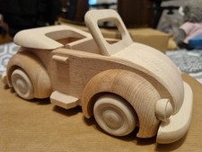 Handmade Beechwood Toy Cars