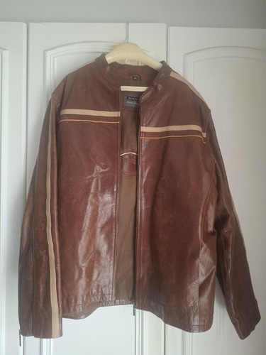 Aviatrix men leather biker - leather,
