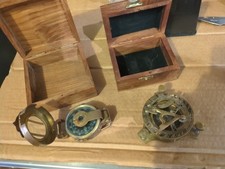 2x Nautical Antique Brass