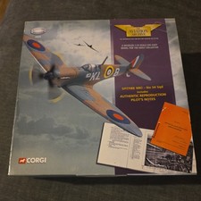 CORGI Aviation Spitfire MKI No 54 Sqd &Replica Reproduction Pilots Notes 49005
