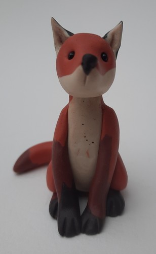 Handmade polymer clay animal - handmade,