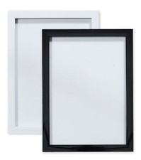 BLACK / WHITE GLOSS Picture Frame Photo Frame Poster Frames Decoration A4, A3