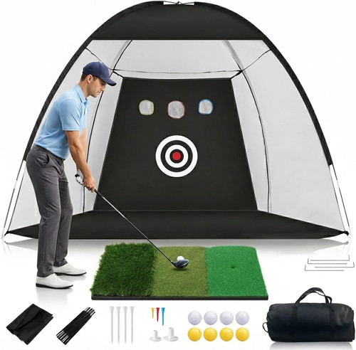Golf practice net - 10x7ft, with