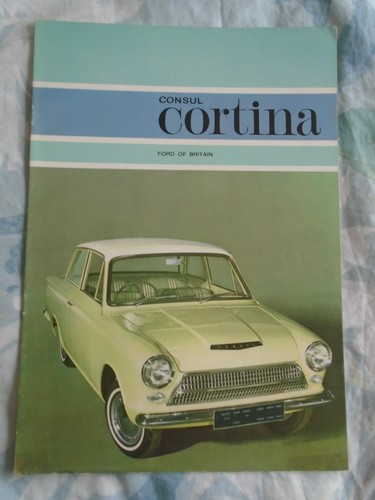 Ford consul cortina brochure - ford,