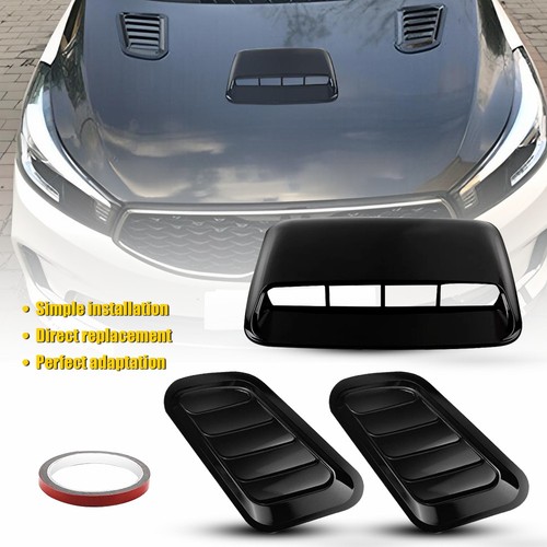 Black car hood vent - car, air