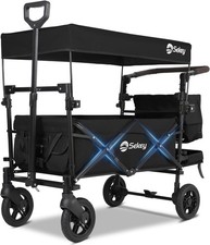 Black Kids Folding Wagon with