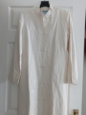 Monsoon Cream Embroidered  Dress Special Occasion 10