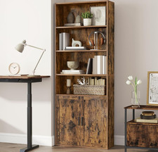 Bookcase Tall Storage Shelf