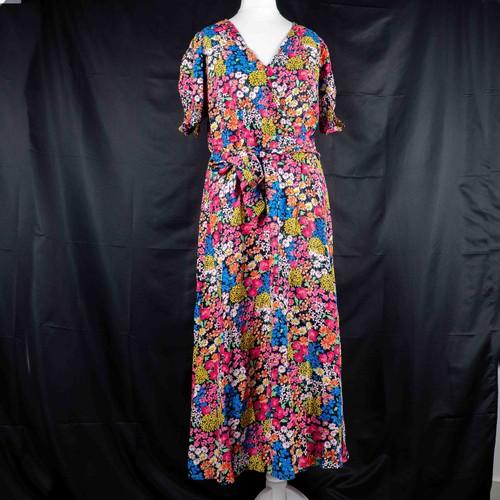 Papaya floral print neck - papaya,