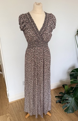 Apricot floral grey white - floral, grey,