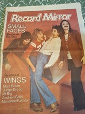 Vintage RECORD MIRROR Magazine