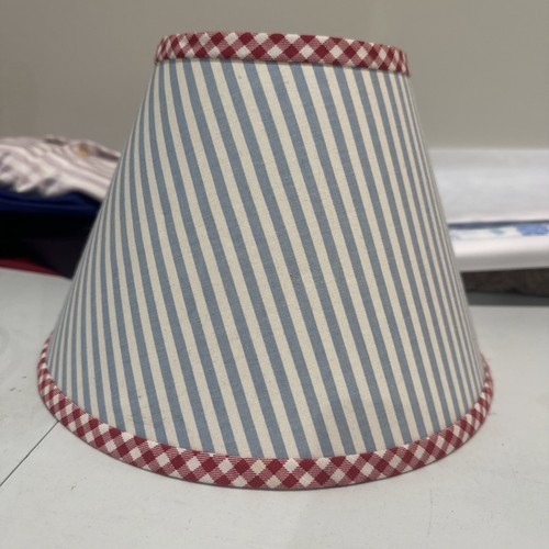 Vintage blue and - white, striped
