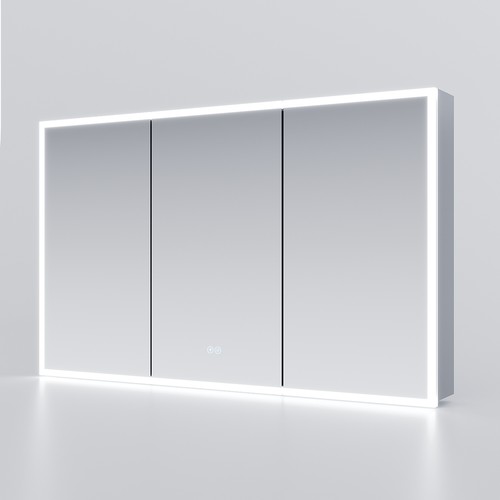 Led bathroom mirror cabinet - bathroom,