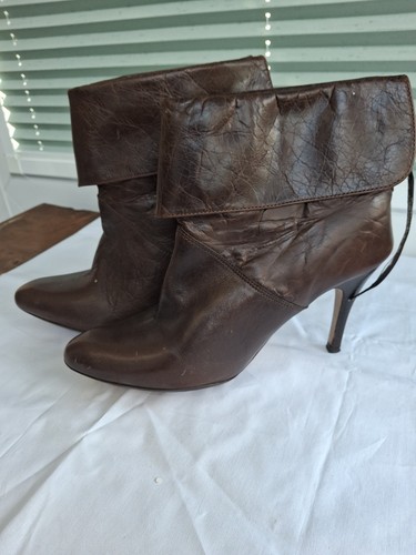 Women brown faux - brown, leather