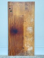 208 - Vintage Reclaimed Iroko School Science Lab Worktop / Table