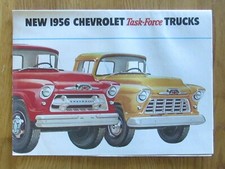 NOS 1956 Chevrolet Task-Force Trucks Folder 56