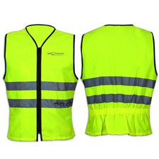 Bright Vest Hi Vis Motorcycle Mortorbike Scooter Quad Gilet High Visibility