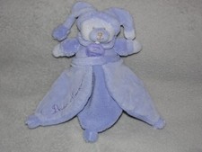 Doudou et Compagnie bear comforter soft toy lilac teddy blankie Douceur Macaron